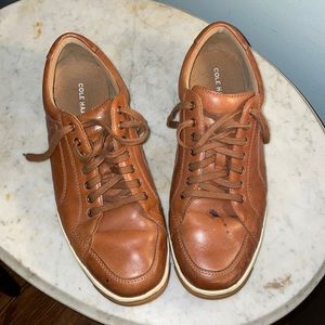 Cole Haan dress sneakers, light brown